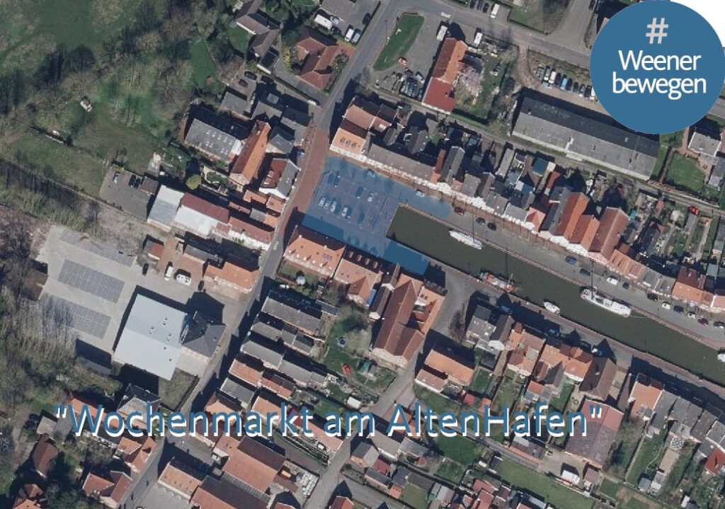 Hier könnte ein Wochenmarkt am Alten Hafen stattfinden.